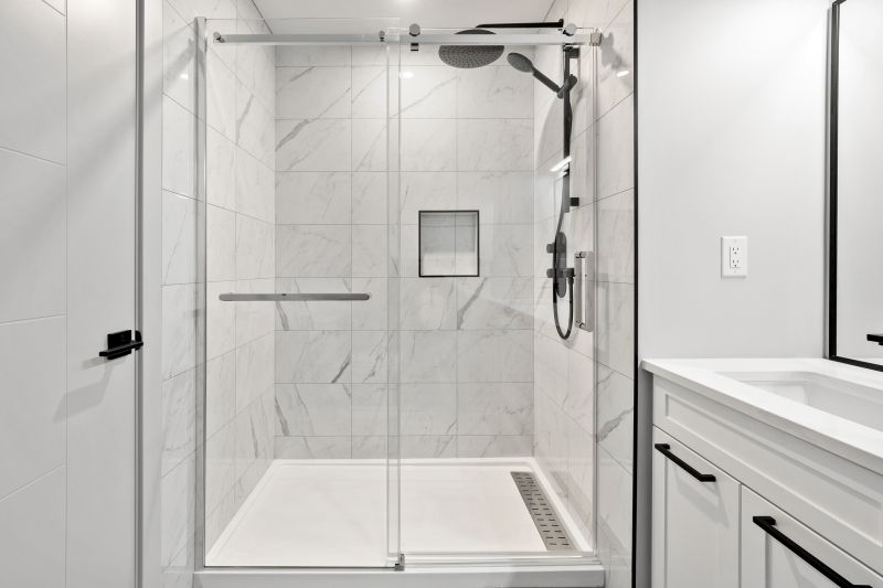 Beautiful Shower with Glass Doors